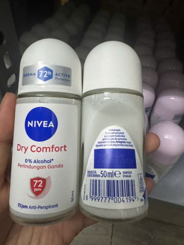 Lăn Khử Mùi Nữ Nivea 50ml - Khử Mùi Hiệu Quả, Trắng Mịn Da, Mùi Hương Dễ Chịu, Phù Hợp Mọi Loại Da