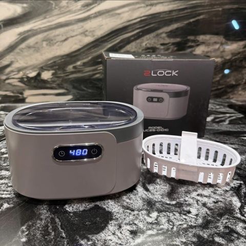 Máy Làm Sạch Trang Sức Siêu Âm 2Lock Korea 2025 - Thiết Kế Sang Trọng, 5 Chế Độ, Dung Tích 600ml, Chất Lượng Đỉnh Cao