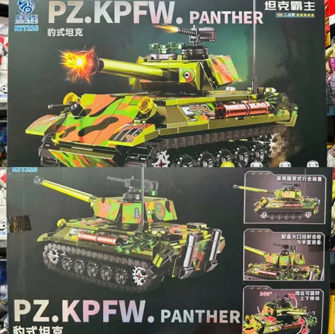 Bộ Lắp Ráp Mô Hình Xe Tăng KY7216 - SD.KFZ 181, SD.KFZ 139, PZ.KPFW PANTHER - Đồ Chơi Lego Sáng Tạo Cho Trẻ Em 6 Tuổi Trở Lên