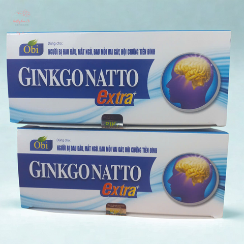 Viên uống GINKGONATTO Extra – Hỗ trợ não bộ, cải thiện giấc ngủ tự nhiên, giảm stress và mệt mỏi, giải pháp cho giấc ngủ ngon hơn