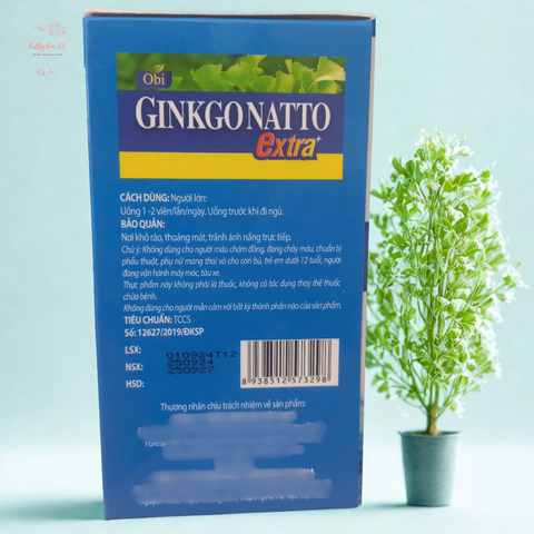 Viên uống GINKGONATTO Extra – Hỗ trợ não bộ, cải thiện giấc ngủ tự nhiên, giảm stress và mệt mỏi, giải pháp cho giấc ngủ ngon hơn