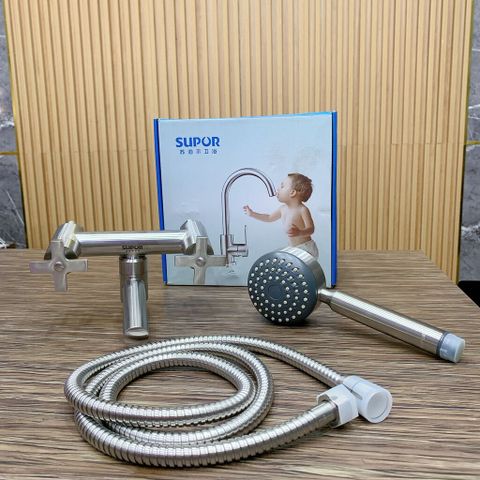 Bộ Sen Tắm SUPOR Chính Hãng Inox 304 - Thiết Kế Sang Trọng, Chống Gỉ, An Toàn, Tiết Kiệm Nước, Dễ Lắp Đặt cho Phòng Tắm Hiện Đại