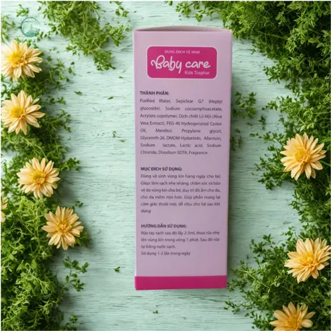 Dung Dịch Vệ Sinh Baby Care - Làm Sạch Dịu Nhẹ, Ngừa Khuẩn Cho Bé Từ 2-17 Tuổi, An Toàn, Chăm Sóc Da Nhạy Cảm