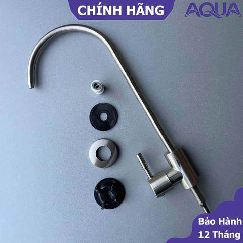 Vòi Lọc Nước Inox RO Thiết Kế Cổ Thiên Nga - Vòi Gạt Tiện Lợi Cho Máy Lọc Nước RO, Nano, UF - Sản Phẩm Vật Liệu Xây Dựng Chất Lượng