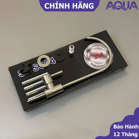 Vòi Lọc Nước Inox RO Thiết Kế Cổ Thiên Nga - Vòi Gạt Tiện Lợi Cho Máy Lọc Nước RO, Nano, UF - Sản Phẩm Vật Liệu Xây Dựng Chất Lượng