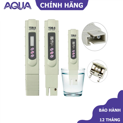 Bút thử nước sạch, Bút đo TDS, kiểm tra nước uống, hồ cá thuỷ sinh - Bao da