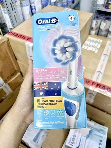 Bàn Chải Đánh Răng Điện Oral-B Chính Hãng Australia - Hiệu Suất Vượt Trội, Thiết Kế Thông Minh, Công Nghệ 3D Chăm Sóc Răng Miệng Cho Người Lớn