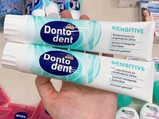 Kem Đánh Răng Dontodent 125ml - Ngừa Sâu Răng, Thơm Mát, Bảo Vệ Nướu, Chăm Sóc Răng Miệng Chất Lượng Từ Đức