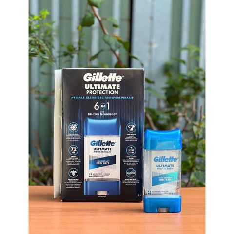 Lăn Khử Mùi Gel Gillette Cho Nam - Ngăn Mùi, Giảm Tiết Mồ Hôi 48H, Hương Gió Biển Tự Nhiên, Thích Hợp Cho Hoạt Động Thể Thao