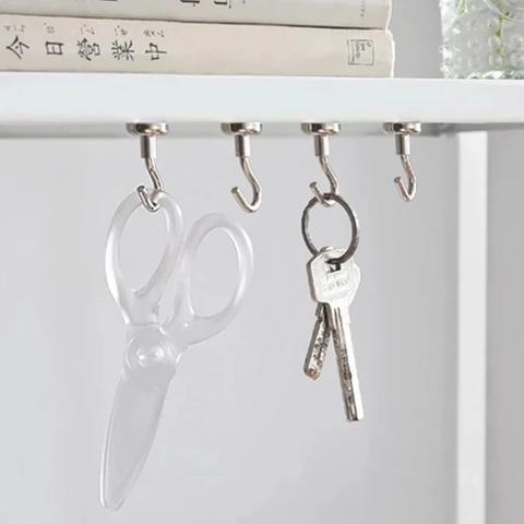 Móc Treo Nam Châm Mạnh Mẽ Đất Hiếm - Giải Pháp Tổ Chức Không Gian Sống Tiện Lợi, Chịu Lực 22KG, Dễ Dàng Gắn Kết
