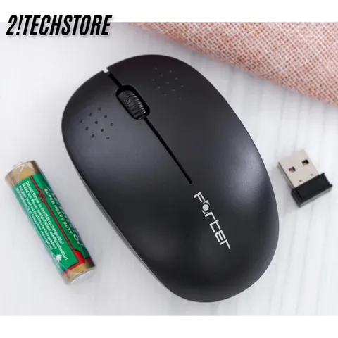 Chuột Không Dây Forter V181 - Chuột Văn Phòng Ergonomic USB, Độ Chính Xác Cao, Khoảng Cách Kết Nối 15m, Tiết Kiệm Năng Lượng