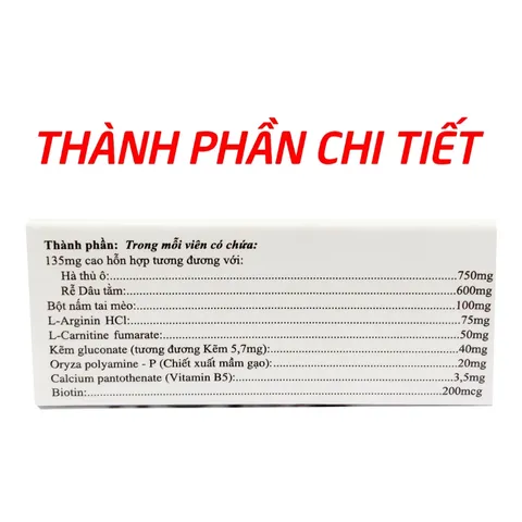 Viên uống Good Hair ROXTECH - Hỗ trợ giảm bạc tóc, gãy rụng, bổ sung hà thủ ô, biotin, vitamin B5 - 30 viên từ ROSTEX PHARMA USA
