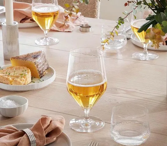 Bộ 6 Ly Bia Georg Jensen 520ml - Thiết Kế Độc Đáo, Chất Liệu Cao Cấp, Hài Hòa, Phù Hợp Cho Người Yêu Thích Bia