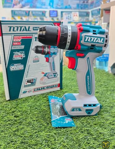 Thân máy khoan búa không chổi than Total TIDLI205581 - Máy khoan đa năng 20V, mạnh mẽ, bền, và linh hoạt cho gỗ, kim loại, tường