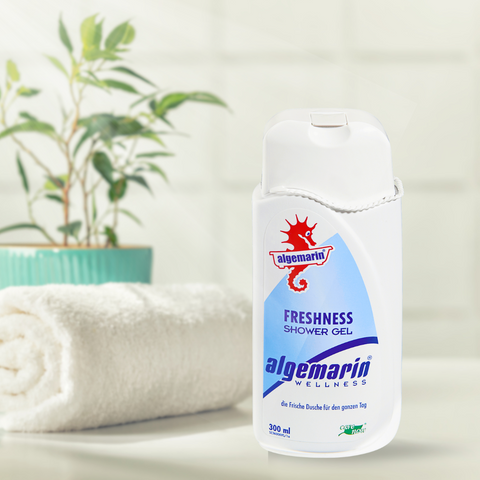 Sữa Tắm Cá Ngựa Algemarin 300ml - Dưỡng Ẩm Sâu, Lưu Hương Lâu, Sang Trọng Chuẩn Đức cho Da Mịn Màng và Tươi Trẻ
