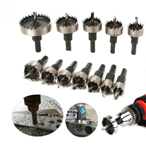 Mũi Khoét HSS Cao Cấp Full Size 16mm - 100mm cho Sắt, Thép, Gỗ - Dụng Cụ Cầm Tay Chính Hãng, Độ Bền Cao, Tiết Kiệm Thời Gian