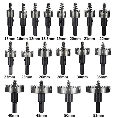 Mũi Khoét HSS Cao Cấp Full Size 16mm - 100mm cho Sắt, Thép, Gỗ - Dụng Cụ Cầm Tay Chính Hãng, Độ Bền Cao, Tiết Kiệm Thời Gian