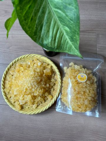 Đường Phèn Vàng Quảng Ngãi 1kg - Hạt Mịn, Hạt Vừa, Hạt To Nguyên Chất, Không Tẩy - Nguyên Liệu Nấu Ăn Lành Mạnh, Giải Nhiệt.