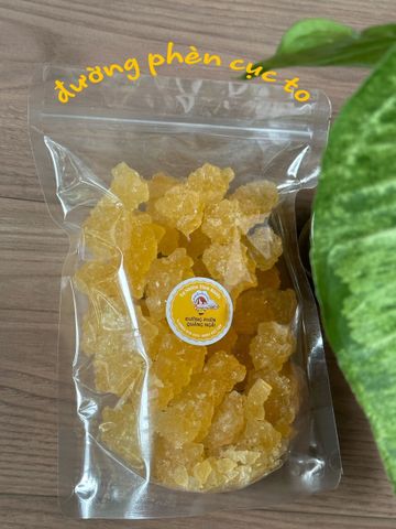 Đường Phèn Vàng Quảng Ngãi 1kg - Hạt Mịn, Hạt Vừa, Hạt To Nguyên Chất, Không Tẩy - Nguyên Liệu Nấu Ăn Lành Mạnh, Giải Nhiệt.