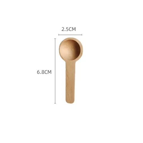 Muỗng gỗ nhỏ xinh, dễ thương dùng múc gia vị như đường, muối, hạt