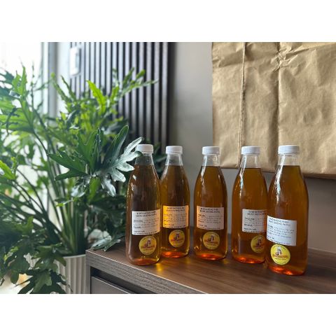 Si rô đường phèn nguyên chất Quảng Ngãi 1000ml - Ngọt thanh tiện dụng cho pha chế và nấu ăn, sản phẩm vệ sinh an toàn sức khỏe.