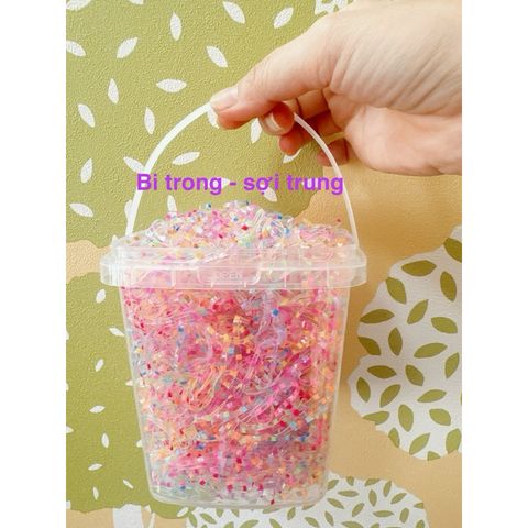 Xô Dây Thun Cột Tóc Đàn Hồi Dùng Một Lần - Kích Thước Trung & Lớn Cho Mẹ Và Bé, Phụ Kiện Tóc Thời Trang