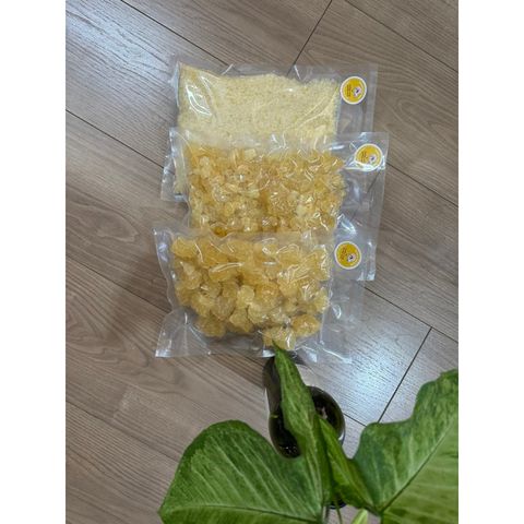 Đường phèn quảng ngãi hạt mịn đường phèn vàng mật mía nguyên chất nhà làm không tẩy 500g