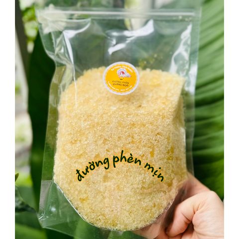 Combo 2kg Đường Phèn Vàng Quảng Ngãi - Hạt Mịn, Hạt Vừa, Hạt To Nguyên Chất Từ Mật Mía, Nguyên Liệu Nấu Ăn Lành Mạnh