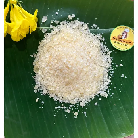 Combo 2kg Đường Phèn Vàng Quảng Ngãi - Hạt Mịn, Hạt Vừa, Hạt To Nguyên Chất Từ Mật Mía, Nguyên Liệu Nấu Ăn Lành Mạnh