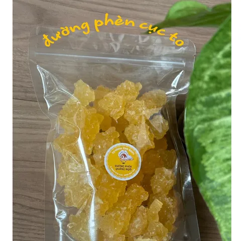 Combo 2kg Đường Phèn Vàng Quảng Ngãi - Hạt Mịn, Hạt Vừa, Hạt To Nguyên Chất Từ Mật Mía, Nguyên Liệu Nấu Ăn Lành Mạnh