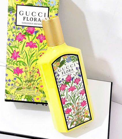 Nước hoa Gucci Flora Gorgeous Orchid 10ml - Hương Nữ Tính Tươi Mát, Ngọt Ngào với Vanilla và Hoa Lan Vani
