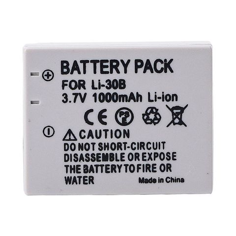 Pin máy ảnh Li-30B Lithium 1000mAh cho Olympus µ-MINI Digital, MJU Mini, Stylus - Phụ kiện chụp ảnh chính hãng
