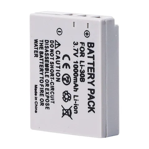 Pin máy ảnh Li-30B Lithium 1000mAh cho Olympus µ-MINI Digital, MJU Mini, Stylus - Phụ kiện chụp ảnh chính hãng