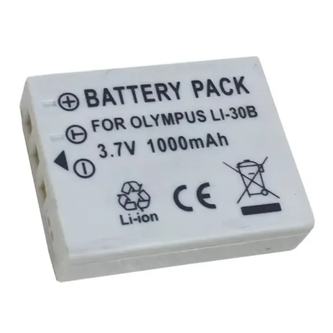 Pin máy ảnh Li-30B Lithium 1000mAh cho Olympus µ-MINI Digital, MJU Mini, Stylus - Phụ kiện chụp ảnh chính hãng
