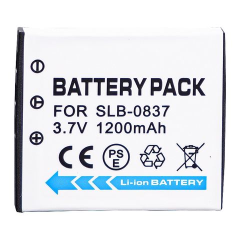 Pin Máy Ảnh Samsung SLB-0837 - Pin Lithium Chính Hãng Cho Digimax i5, i6, L73, L50, L60, NV3, NV5, NV7 - Bảo Vệ Thông Minh, Dung Lượng Cao