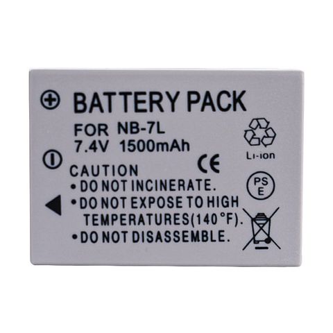 Pin máy ảnh Canon NB-7L Lithium - Tương thích Powershot G10, G11, G12, SX30IS, PC1305 - Chất lượng cao và bền lâu