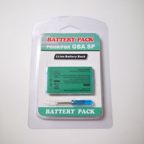 Pin Máy Gameboy GBA SP 850mAh - Pin Kèm Tuốc Nơ Vít Hỗ Trợ Chơi Game Bền Bỉ