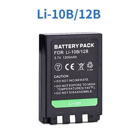 Pin Lithium OLYMPUS Li-10B Li-12B cho máy ảnh Stylus 800, 810, 1000, C-60, C-70 Zoom - Dung lượng cao, bảo vệ thông minh, sạc nhanh