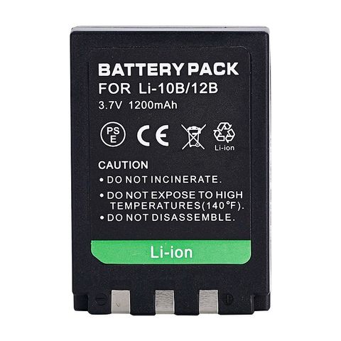 Pin Lithium OLYMPUS Li-10B Li-12B cho máy ảnh Stylus 800, 810, 1000, C-60, C-70 Zoom - Dung lượng cao, bảo vệ thông minh, sạc nhanh