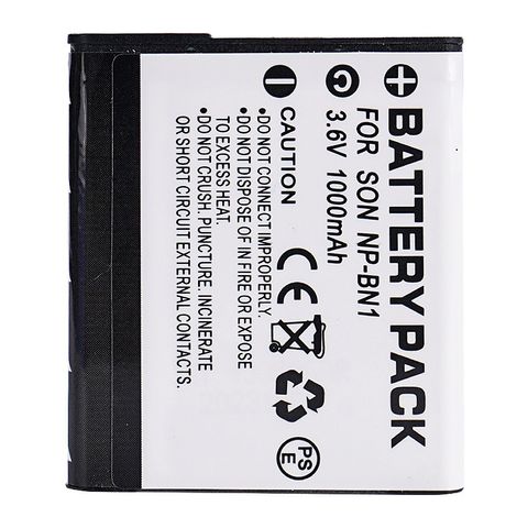 Pin Máy Ảnh Sony NP-BN1 - Pin Lithium Cho CyberShot W350, W360, TX100, TX7 – Dung Lượng Cao, Bảo Vệ Thông Minh