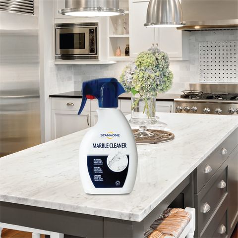 Xịt Làm Sạch Đá Tự Nhiên Stanhome - Marble Cleaner 250ml, Tẩy Bón Bề Mặt Cẩm Thạch, Granite, Hương Thơm Tươi Mát