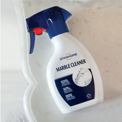 Xịt Làm Sạch Đá Tự Nhiên Stanhome - Marble Cleaner 250ml, Tẩy Bón Bề Mặt Cẩm Thạch, Granite, Hương Thơm Tươi Mát