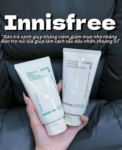 Sữa Rửa Mặt Innisfree – Làm Sạch Sâu, Dịu Nhẹ Cho Làn Da