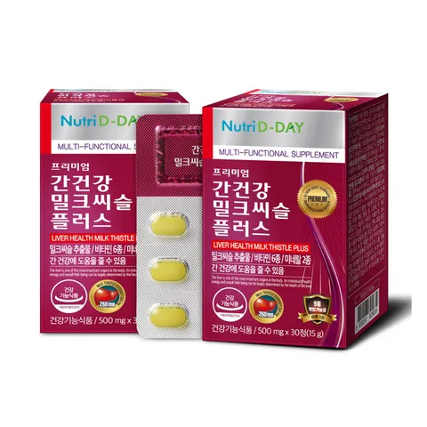 ( Nhập khẩu, có tem) Premium Liver Health Milk Thistle H/30v NUTRI D-DAY Hỗ trợ bổ gan