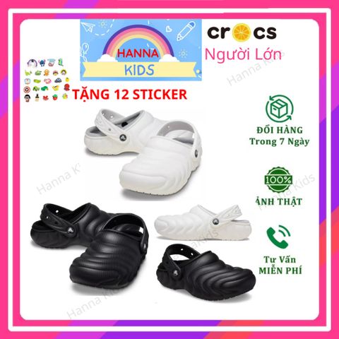 Dép Sục Unisex Classic Lined Overpuff Clog Cross HannaKids - Dép Chống Trơn, Ấm Êm Cho Người Lớn, Không Mùi, Nhiều Size