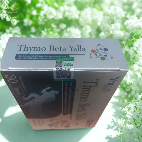 Thymo Beta Yalla - Viên Uống Tăng Cường Sức Đề Kháng, Bảo Vệ Sức Khỏe Từ Vitamin và Thymomodulin - Dành Cho Người Lớn và Trẻ Từ 12 Tuổi