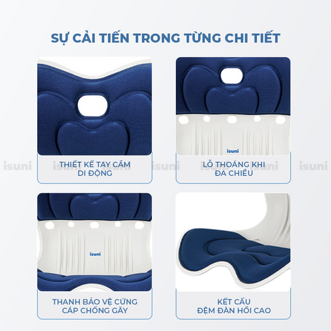 Ghế Công Thái Học Điều Chỉnh Tư Thế Chống Gù Lưng - Hỗ Trợ Cột Sống Cho Nam Nữ và Trẻ Em, Giải Pháp Sức Khỏe Tối Ưu