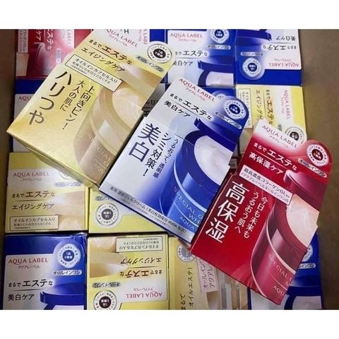Kem Dưỡng Da Shiseido Aqualabel Special Gel Cream 5 Trong 1 - Chống Nám, Tàn Nhang, Cấp Ẩm, Ngừa Nếp Nhăn, Dành Cho Da Khô, Không Đều Màu