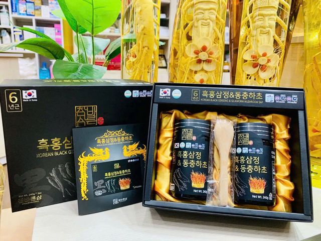 Cao Hắc Sâm Đông Trùng Hạ Thảo Chambarunsam