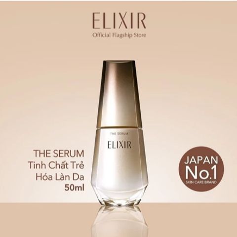 Serum Kích Hoạt Trẻ Hóa Làn Da ELIXIR THE SERUM 50ML - Chăm Sóc Da Mặt Nội Địa Nhật Bản, Giúp Da Chống Lão Hóa, Căng Mướt, Ẩm Mịn